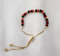 Azabache Adjustable Bracelet – 18K Gold Plated Elegant Jewellery